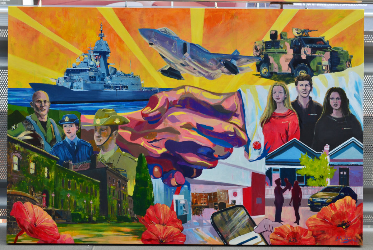Defence Bank 50th anniversary commission by Robert Scholten