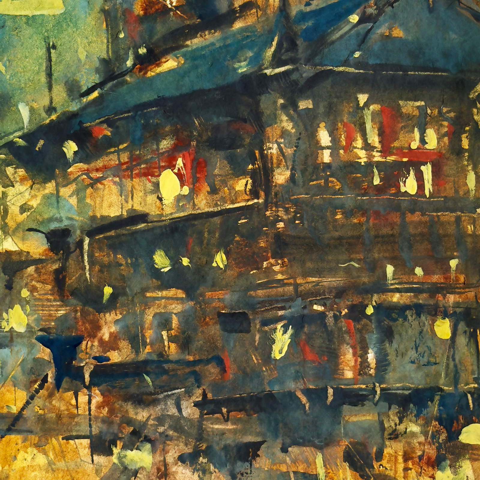 Pilgrim to the Floating Quarter — detail 2