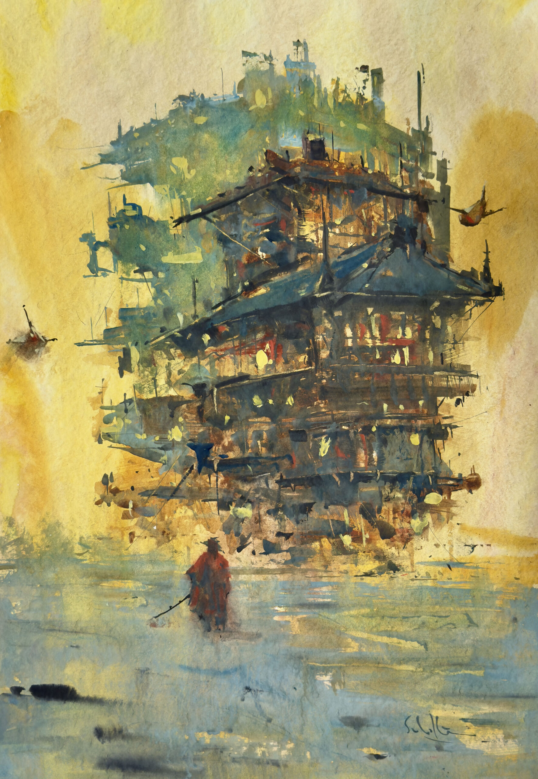 Pilgrim to the Floating Quarter by Robert Scholten