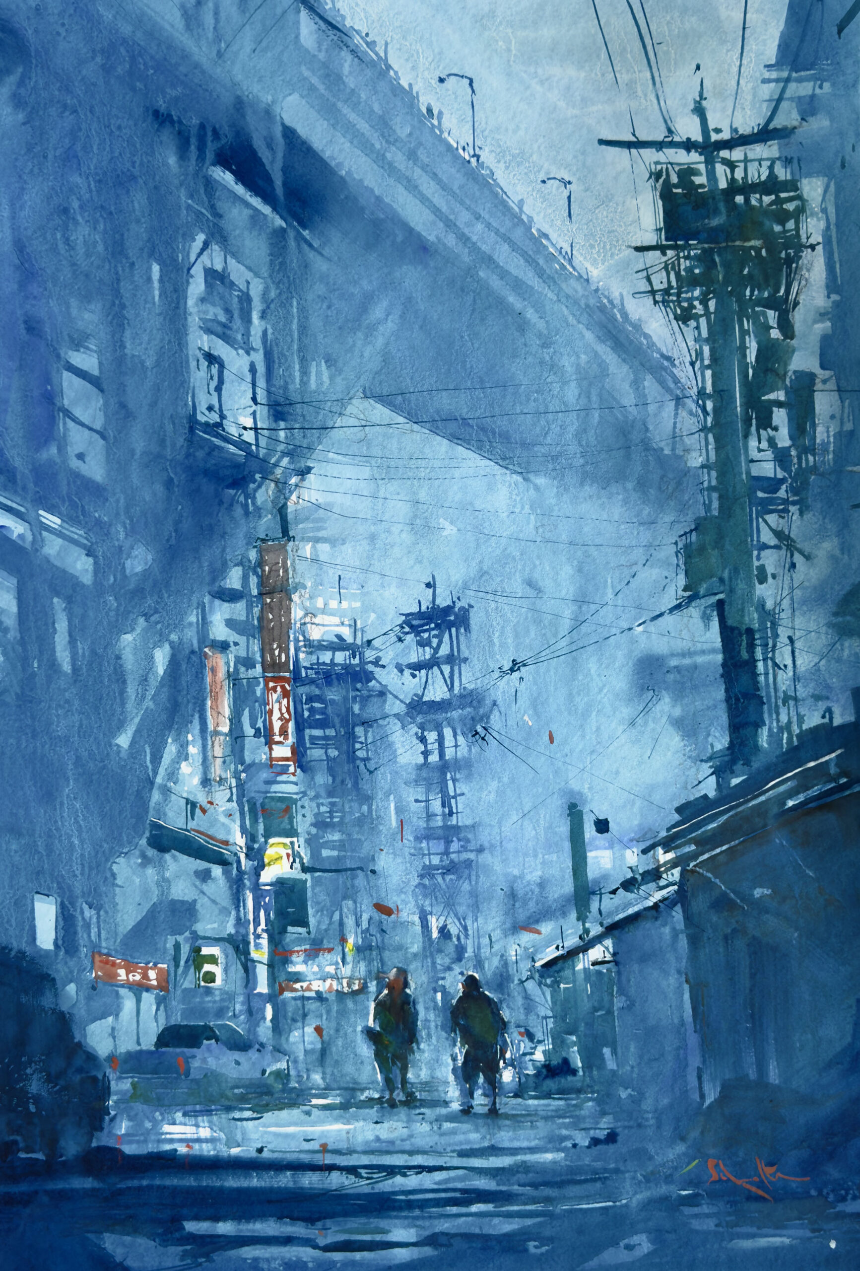 Beneath the Electric Viaduct by Robert Scholten